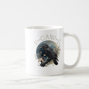 Caneca De Café Funny F-caw-f Black Crow Fcawf Black Crow