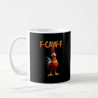 Caneca De Café Funny F Caw F Chicken Gothic Vintage Style