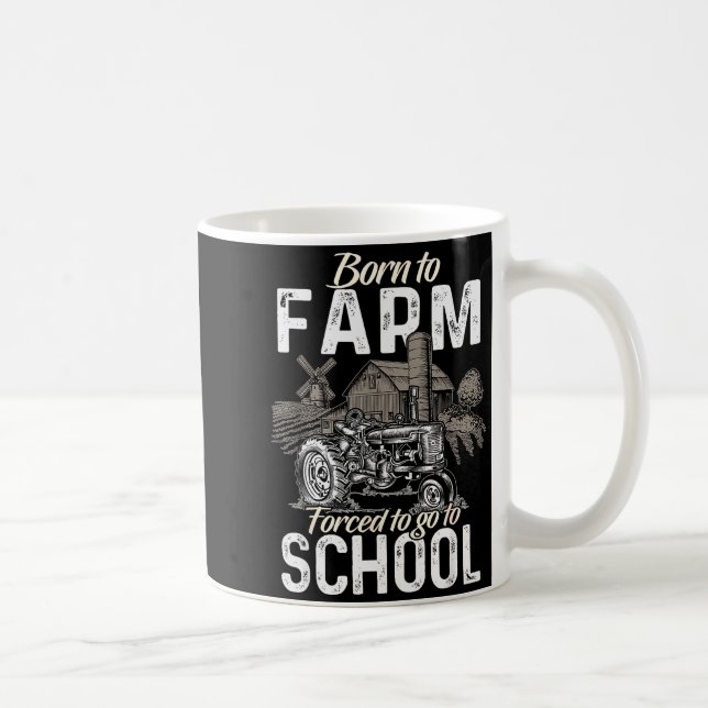 Caneca De Café Funny Farmer Shirt Men Tractor Boys Tractor Lover  (Direita)