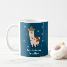 Funny Festivo Llama Pun Natal