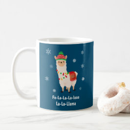 Caneca De Café Funny Festivo Llama Pun Natal