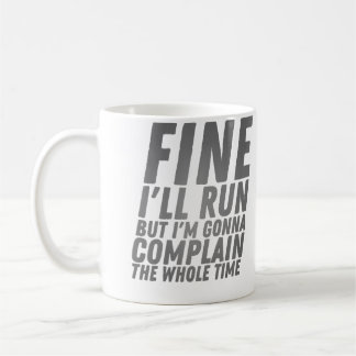 Caneca De Café Funny Fitness Sport Running And Jogging