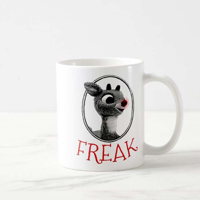Caneca De Café Funny Freak Rudolph The Red Nosed Reindeer Christm (Direita)