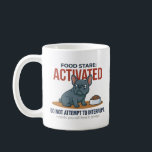 Caneca De Café Funny French Bulldog Food Stare Activated Dog Love<br><div class="desc">This design captures the unstoppable “food stare” every Frenchie is known for. A fun and relatable gift for dog lovers who know resistance is useless.</div>