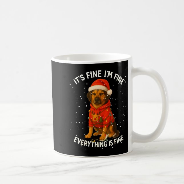 Caneca De Café Funny German Shepherd Decorate Christmas Shirts I' (Direita)