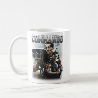 Caneca De Café Funny Gift Commando Bootleg Tee Arnold Schwarzeneg