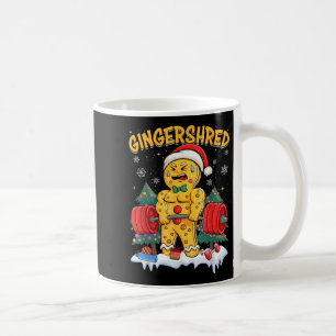 Caneca De Café Funny Gingerbird Man Gingershred Gym Bodybuilding