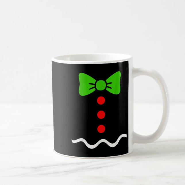 Caneca De Café Funny Gingerbread Christmas Cookie Xmas Costume Ki (Direita)