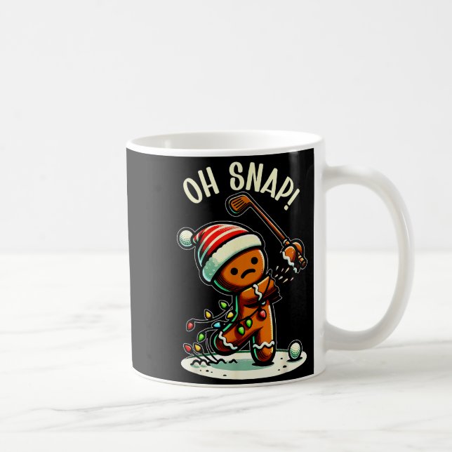 Caneca De Café Funny Gingerbread Man Pajamas &amp; Pjs Xmas Holid (Direita)