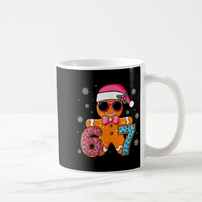 Caneca De Café Funny Gingerbread Six Seven 67 Ice Cream Drip Chri (Direita)