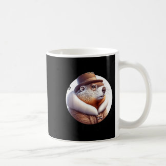Caneca De Café Funny Goundhog Graphic
