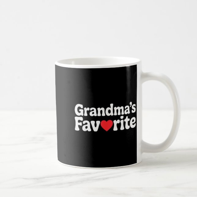 Caneca De Café Funny Grandmas Favorite Family Humor Tees For Men  (Direita)