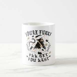 Caneca De Café Funny Grim Reaper Skeleton Halloween Costume
