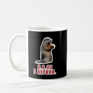 Caneca De Café Funny Groundhog Day 2022 Fevereiro 2 Aniversário