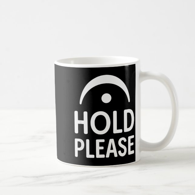 Caneca De Café Funny Hold Please Fermata Symbol Music Theory Band (Direita)