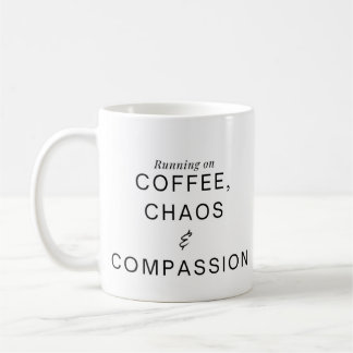 Caneca De Café Funny Humorous Nurse Coffee and Compassion 