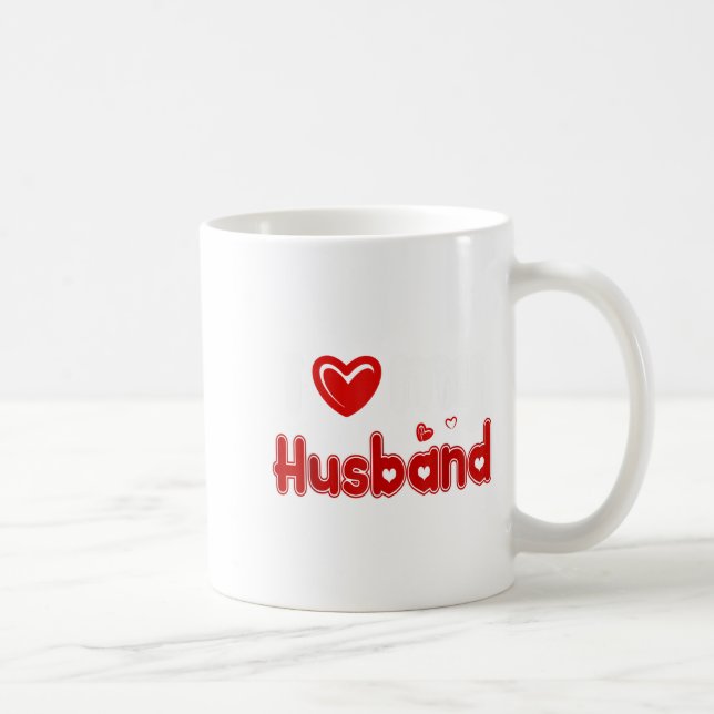 Caneca De Café Funny I Love My Husband  (Direita)