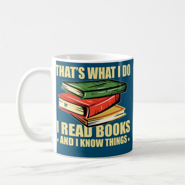 Caneca De Café Funny I Read Books  (Esquerda)