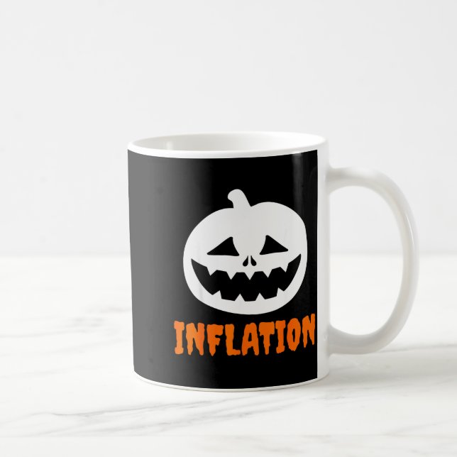 Caneca De Café Funny Inflation Halloween Costume Couple Matching  (Direita)