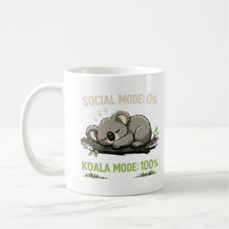 Caneca De Café Funny Introvert Koala Coffee Mug