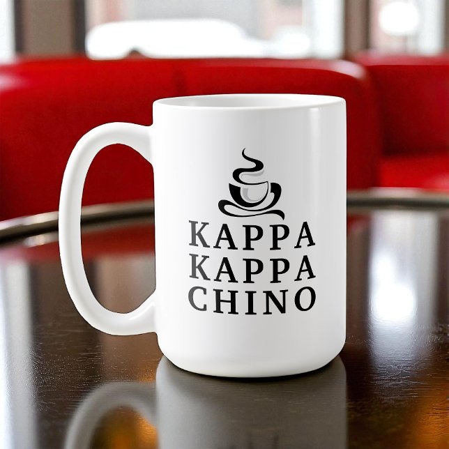 Caneca De Café Funny Kappa Kappa Chino Campus Humor (Criador carregado)