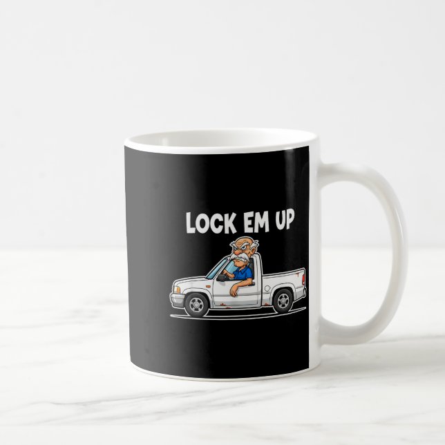 Caneca De Café Funny Lock Em Up Private Property  (Direita)