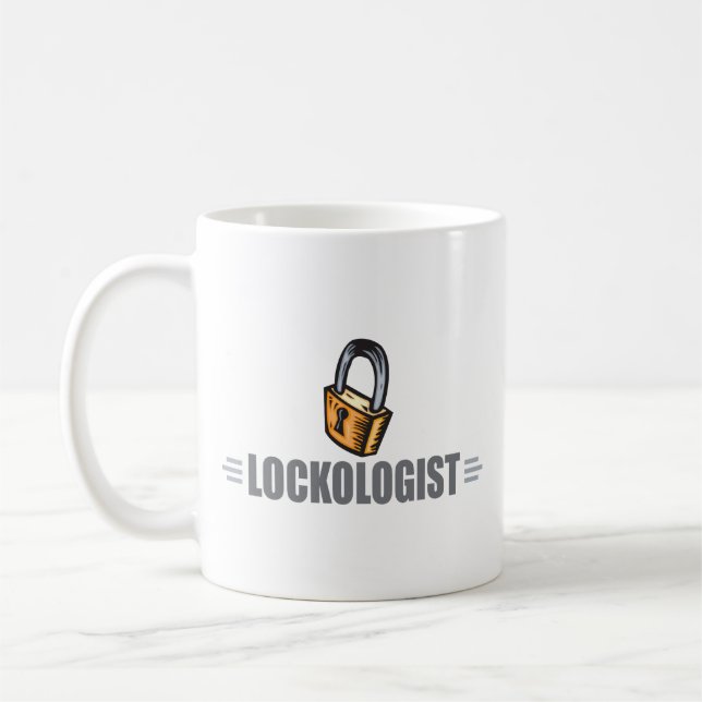 Caneca De Café Funny Locksmith (Esquerda)