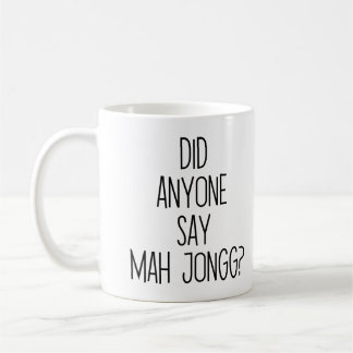 Caneca De Café Funny Mah Jongg