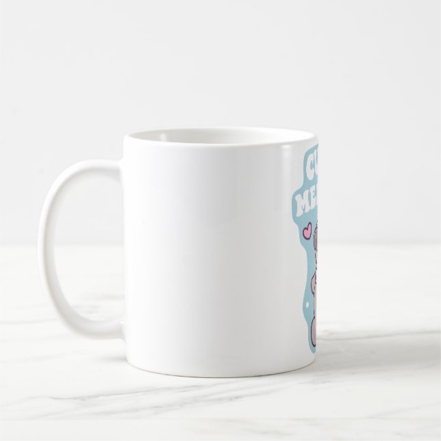 Caneca De Café Funny Manatee Curvy Mermaid (Esquerda)