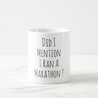 Caneca De Café Funny Marathon Runner Marathoner Running Joke