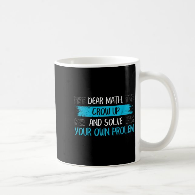 Caneca De Café Funny Math Quote Back To School Girls Boys Teens  (Direita)