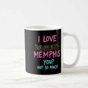 Caneca De Café Funny Memphis Tennessee Night Skyline Vintage Tank