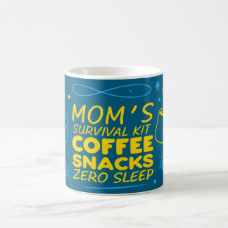 Caneca De Café Funny Mom Survival Mug 2026, Tired Mom Mug
