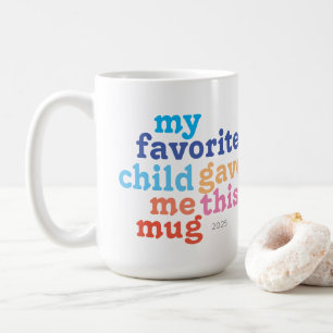 Caneca De Café funny mother's or father's day favorite child