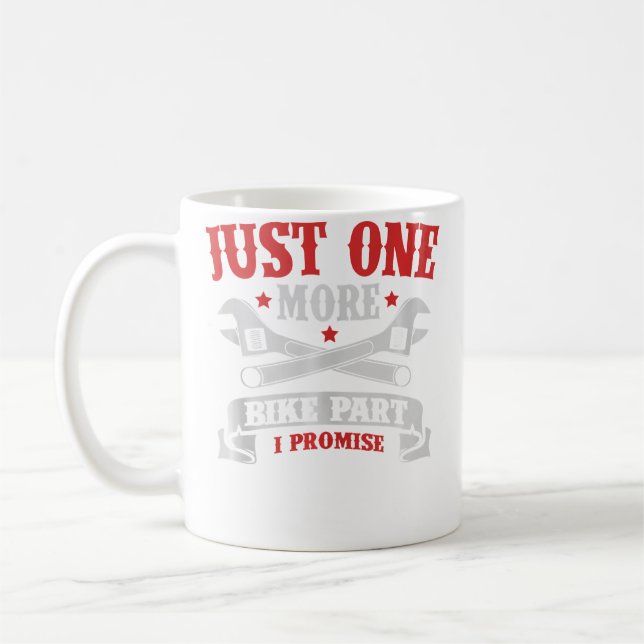 Caneca De Café Funny Motorcycle Mechanic For Motorbike Repairman  (Esquerda)