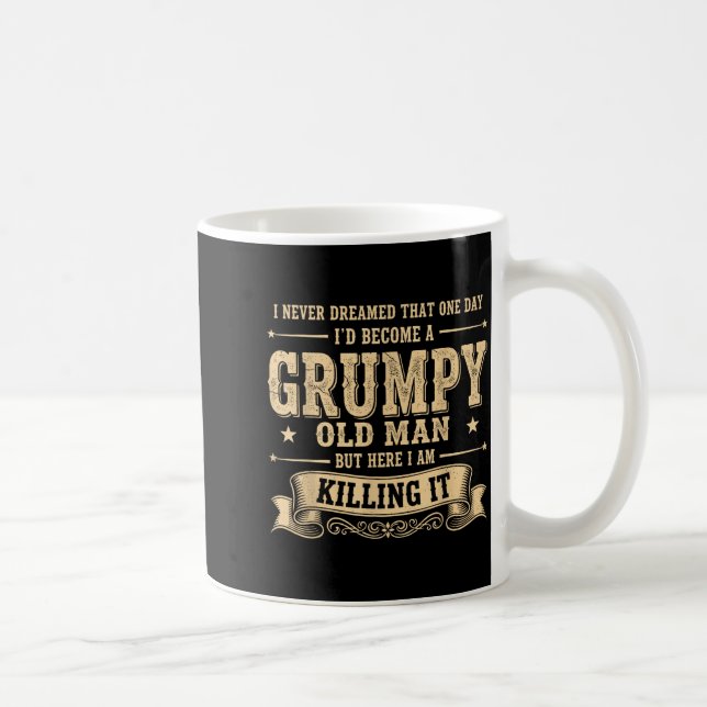 Caneca De Café Funny Mpy Old Man  (Direita)