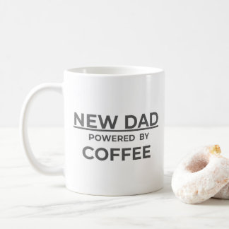 Caneca De Café Funny New Dad Coffee Mug – Powered by Coffee –Gift
