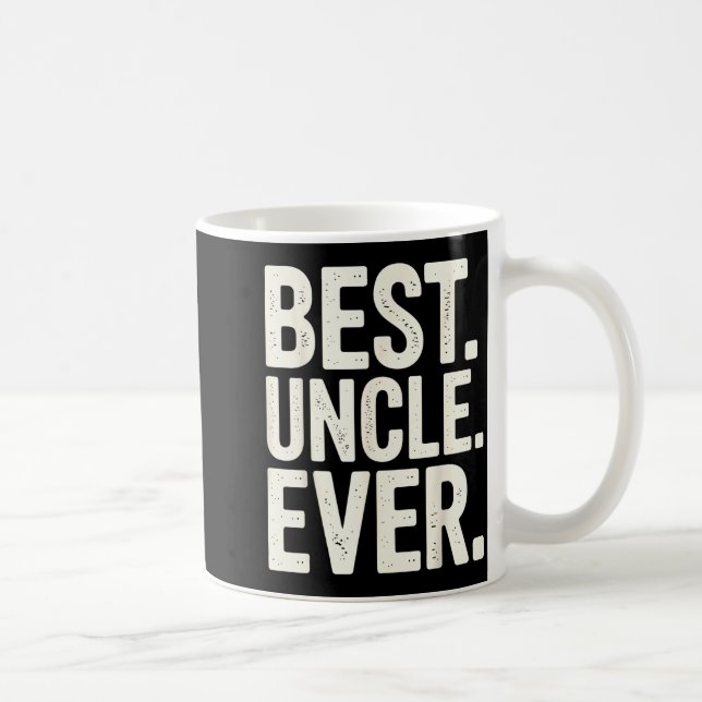 Caneca De Café Funny New Uncle Art For Uncle Men From Nephew Niec (Direita)