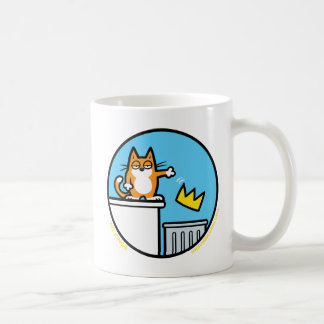Caneca De Café Funny No Kings Cat Cartoon Mugs