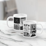 Caneca De Café Funny Opa Grandfather Photo Collage<br><div class="desc">Grandfather is for old men, so he's Opa instead! This awesome quote & photo mug is perfect for Father's Day, birthdays, or to celebrate a new grandpa or grandpa to be. Design features the saying "Opa, because grandfather is for old guys" in black lettering, in a collage layout with seven...</div>