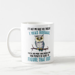 Caneca De Café Funny Owl Say