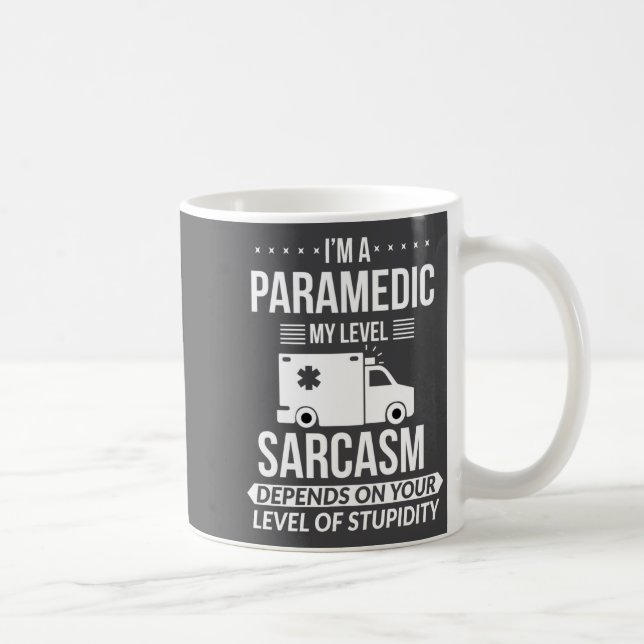 Caneca De Café Funny Paramedic Emt Gift  (Direita)