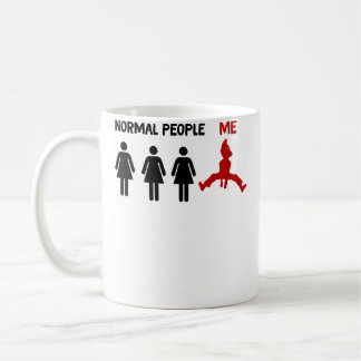 Caneca De Café Funny Parkour Normal Pepole Me Parkour Jumping Wom