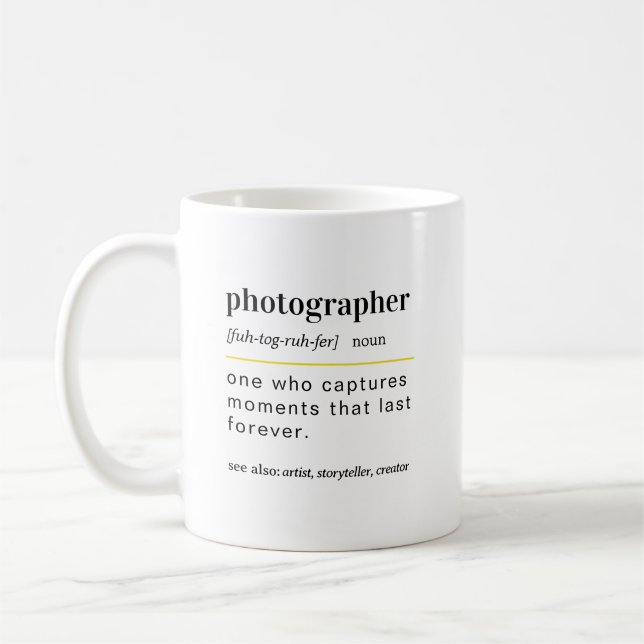 Caneca De Café Funny photographer Gift Coffee Mug (Esquerda)