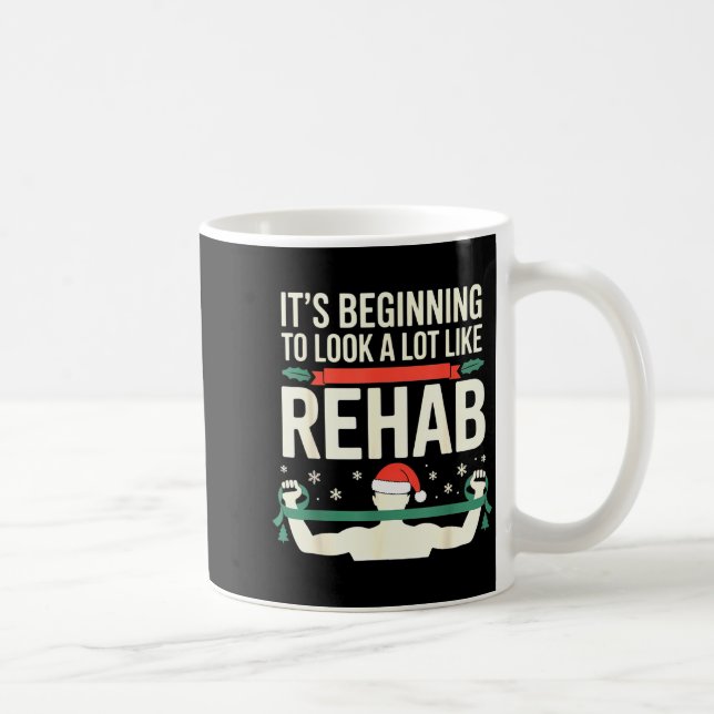 Caneca De Café Funny Physical Therast Therapy Christmas Xmas Holi (Direita)