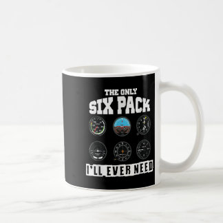 Caneca De Café Funny Pilot Aviation, O Único Pacote De Seis Que E