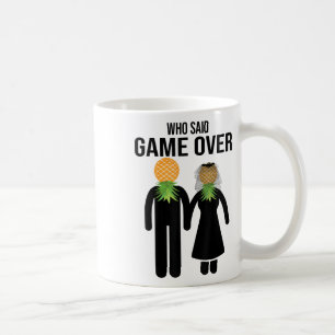 Caneca De Café Funny Pineapple Swinger Gift Wedde Node Groom M