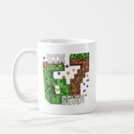 Caneca De Café Funny Pixel Six Seven 67 Gamer Birthday for Men Bo