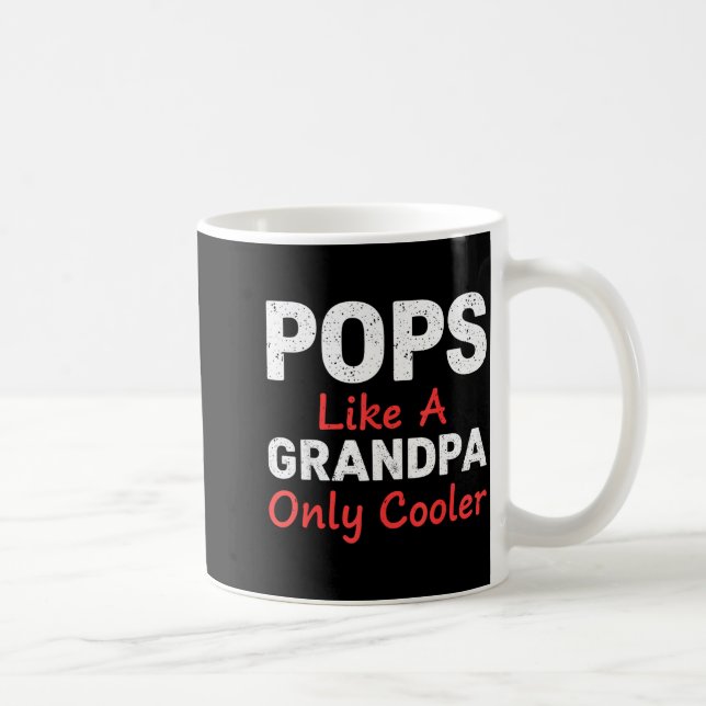 Caneca De Café Funny Ps Grandpa Cooler From Grandkids Father's Da (Direita)