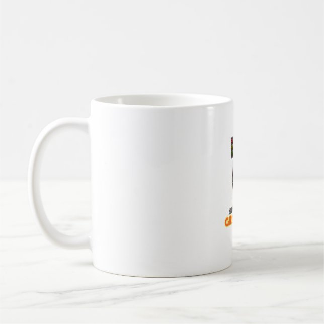 Caneca De Café Funny Pun Giraffe Jam (Esquerda)